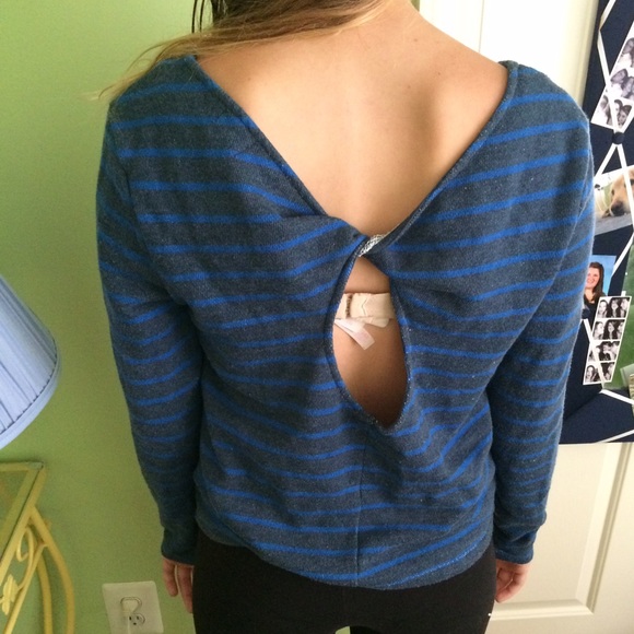 Scoop neck striped sweater - Picture 3 of 3