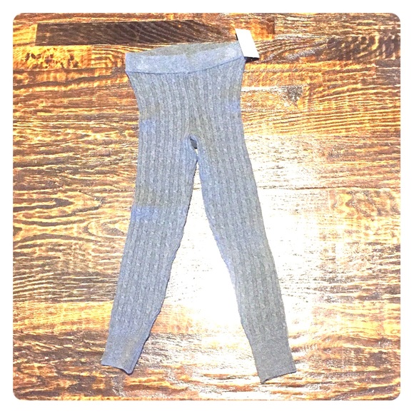 Girls Cable Knit Sweater Leggings