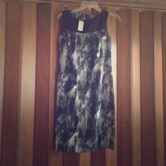 AB Studio Black and White Dress