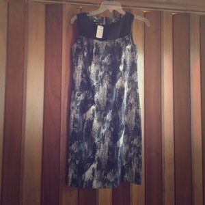 AB Studio Black and White Dress