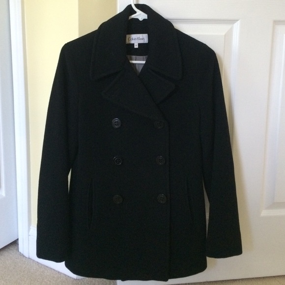 Calvin Klein Black Peacoat
