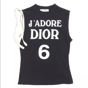 Authentic J'adore Dior top size 8 VERY RARE