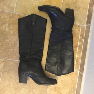 Frye Melissa button heeled boots