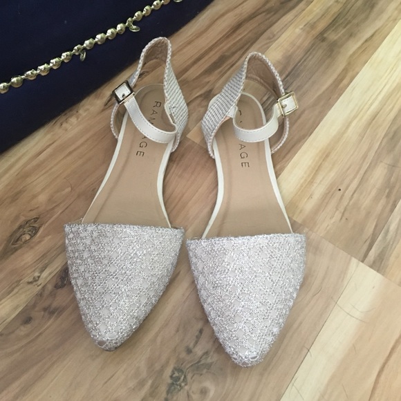 Rampage champagne pointed flats