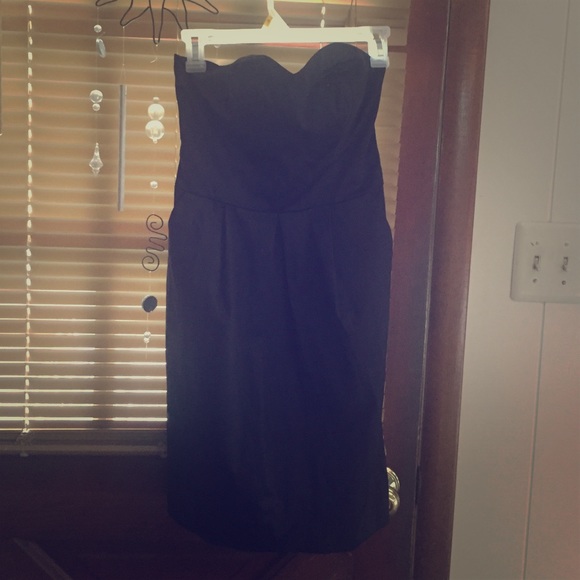 Candie's Little Black Strapless Dress