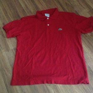 Lacoste Polo t-shirt 5/S Red
