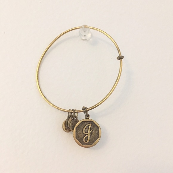 Alex and Ani Jewelry - Alex & Ani Initial "J" Bangle