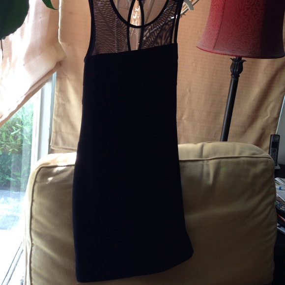 Tight black dress