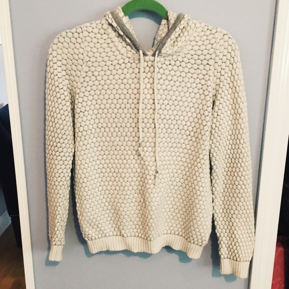ANTHROPOLOGIE cream sweater/sweatshirt
