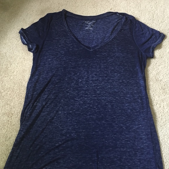 Navy "Favorite Tee" V-Neck