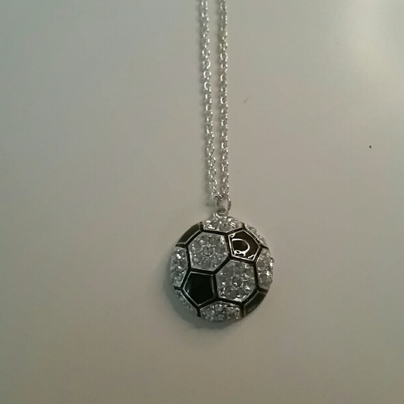Soccer ball necklace