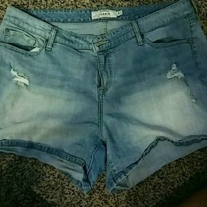 Blue jean torrid shorts