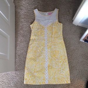 Yellow Lilly Pulitzer dress