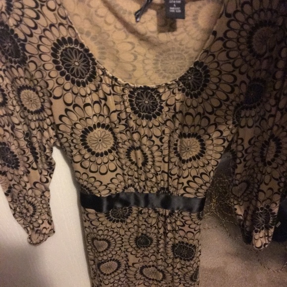 Printed quarter sleeve top