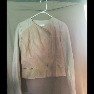 Juniors Imitation Leather Jacket