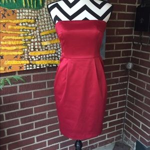 Express Formal Strapless Dress