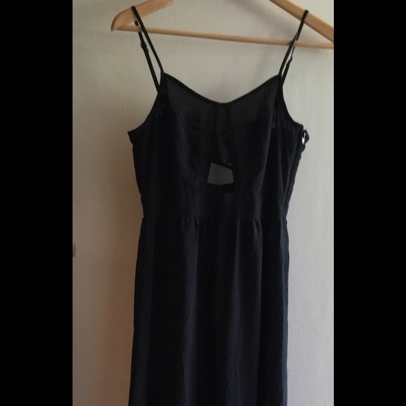 Long Sheer Blk dress.