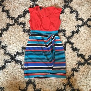 Summer Stripes Polyester Dress Size 4