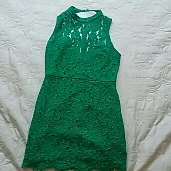 Forest green forever 21 dress