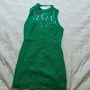 Forest green forever 21 dress