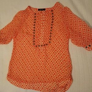 41 Hawthorne Moni Geo Print Blouse