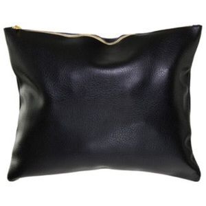 American Apparel Large Leather Carryall Pouch