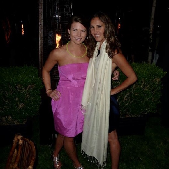 Shoshanna pink strapless dress