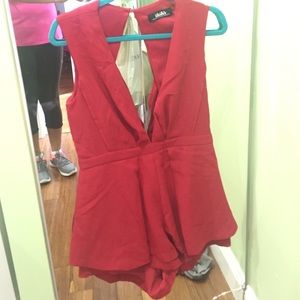 Lulus red romper