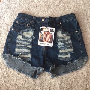 MINKPINK Size Small High waisted shorts