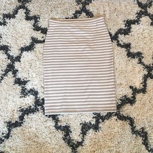 Old Navy Striped Pencil Skirt