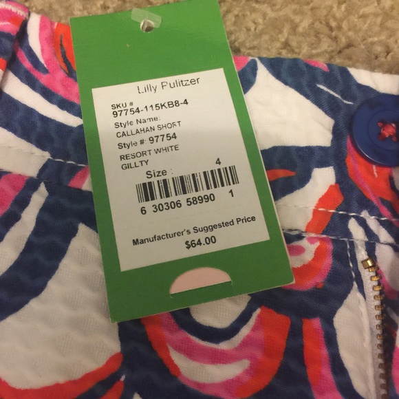 Xx SOLD xX Lilly Pulitzer Callahan Shorts - Picture 2 of 2