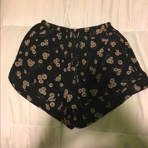 Brandy Melville flowy sunflower shorts