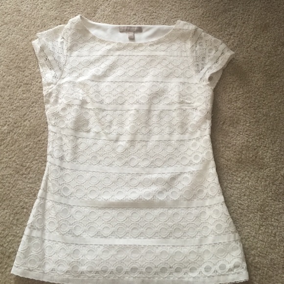 Nice cream lace shirt!!