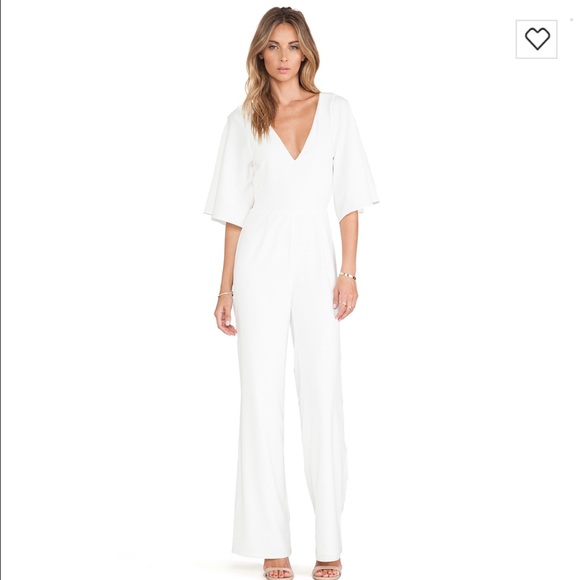 Lovers + Friends Star Gazer Jumpsuit in White