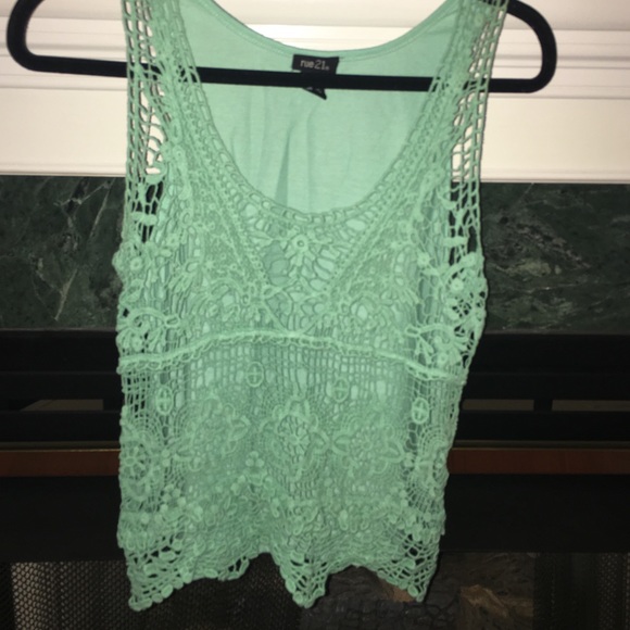 Lacy tank top