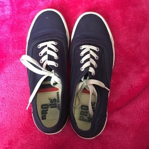 Size 6.5 Navy Blue Keds