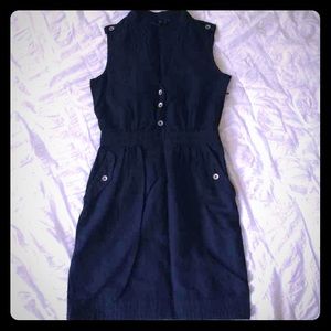 MANGO casual V-neck cotton dress .