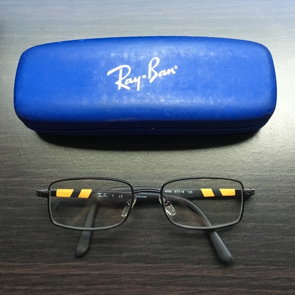 Boy Ray Ban kids prescription glasses.