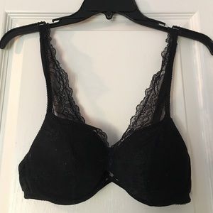 Lacy Black Aerie Maddie Bra | 34 B