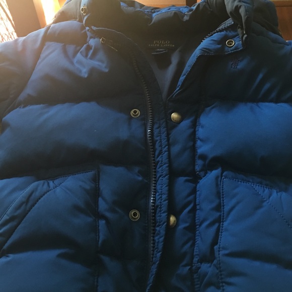 Puffy down gently used coat