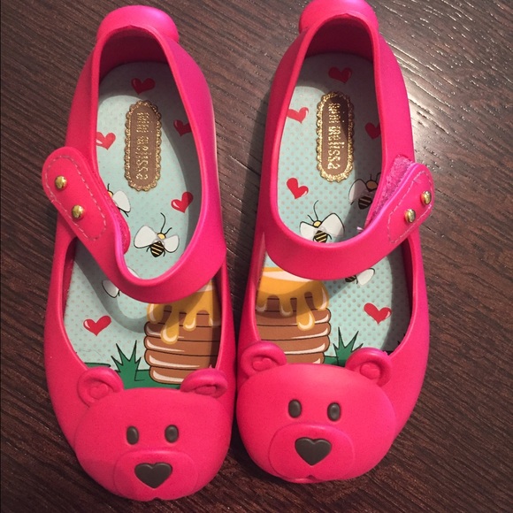 Pink Mini Melissas - bear - size 8