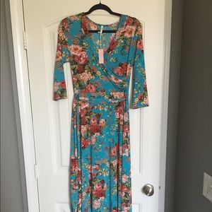 Pink blush maxi dress