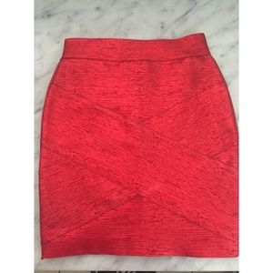 Liquid leather bandage skirt