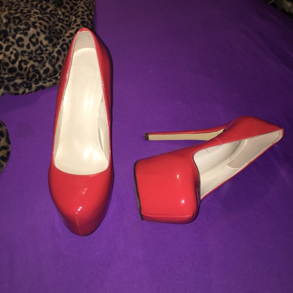 Red high heels