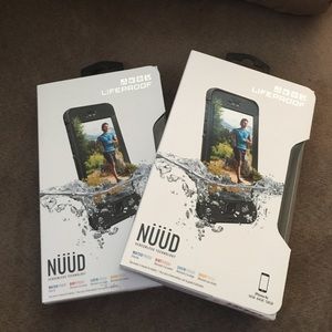 2 Lifeproof Nuud cases for iPhone 6 or 6s.