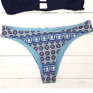 Cupshe Fantastic Lace Up Bikini Bottoms