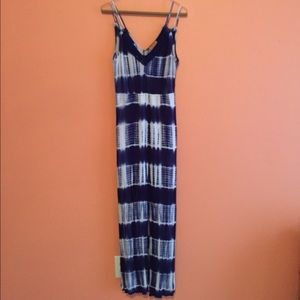 Tie dye maxi dress