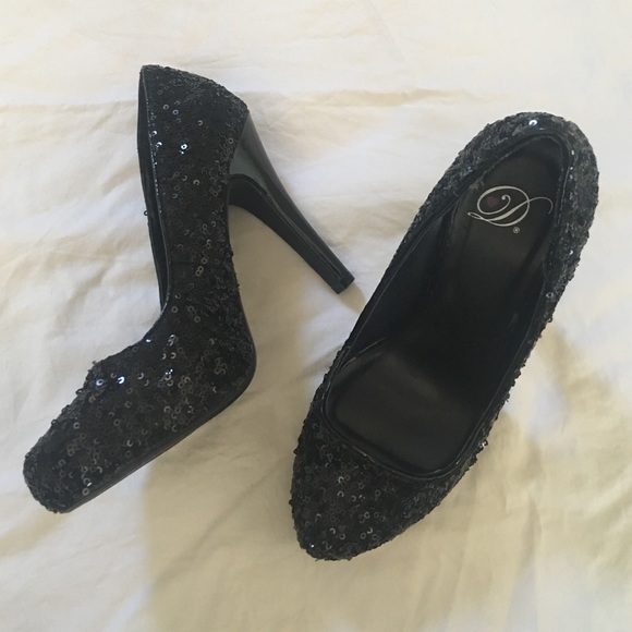 Diva sequin high heels