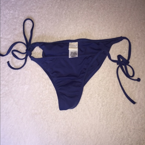 L*Space cheeky side tie navy bottoms