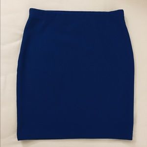 Blue skirt